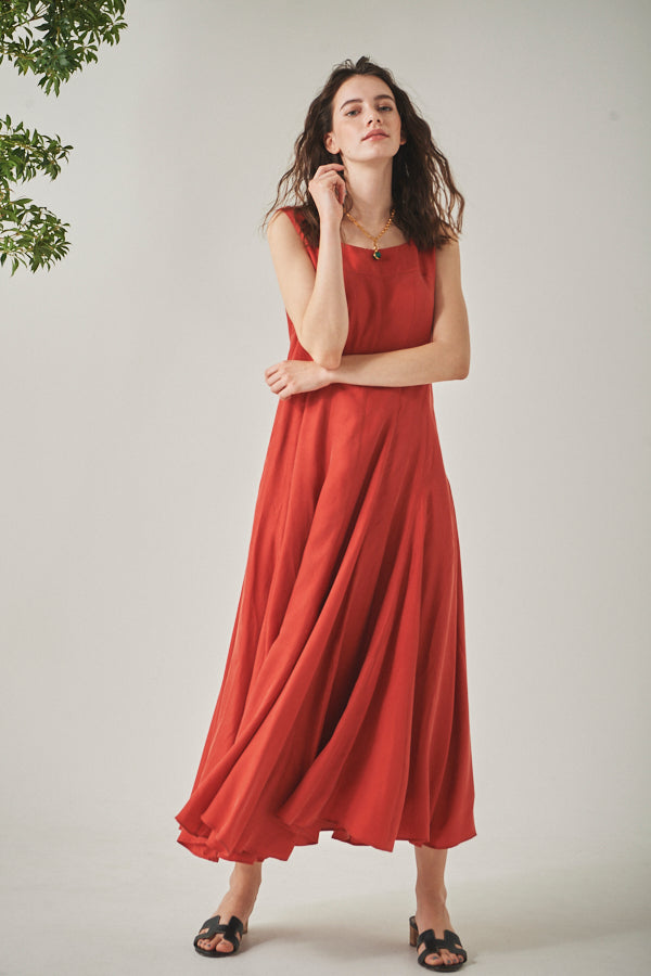 Alona Sun Long Dress , -RED-