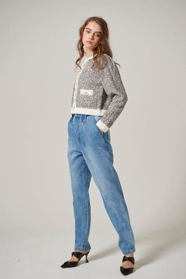 Viola High Waisted Jeans <br> -BLU-