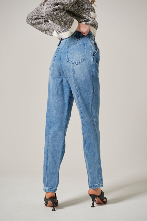 Viola High Waisted Jeans <br> -BLU-