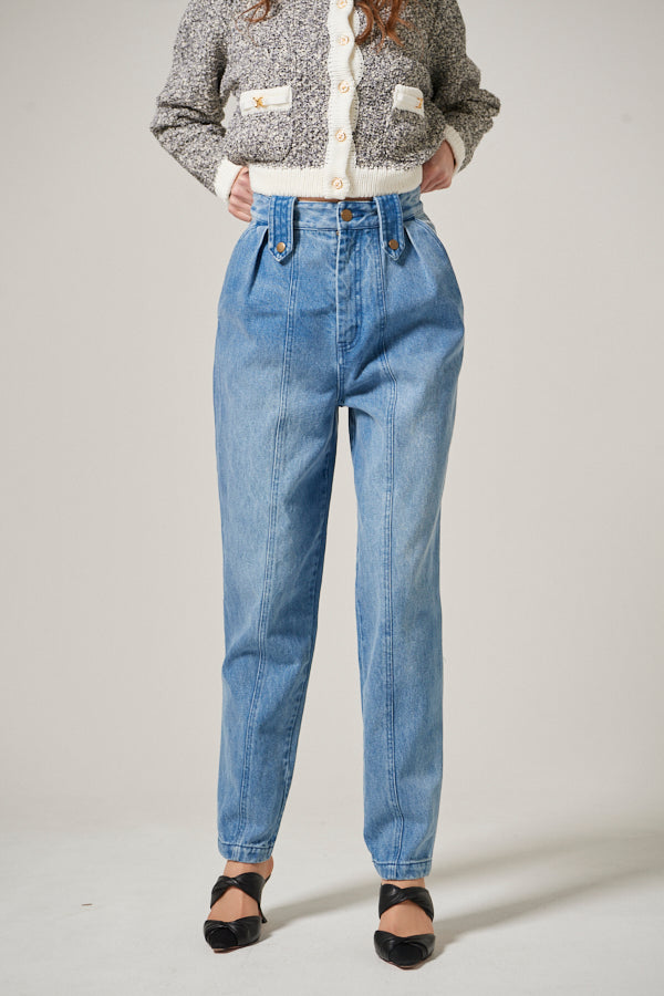 Viola High Waisted Jeans <br> -BLU-